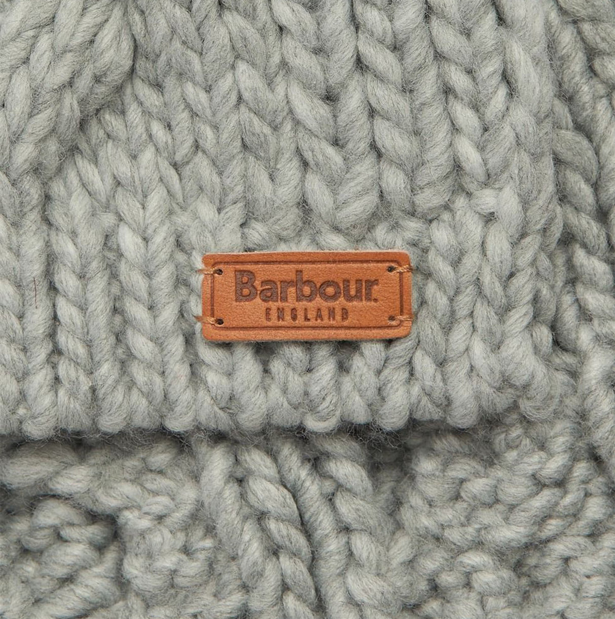 Barbour PENSHAW BEANIE & SCARF Womens Gift Set Grey