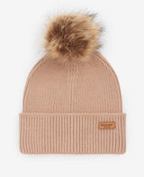 Barbour DOVER BEANIE & HAILES SCARF Gift Set Womens Muted Cabernet