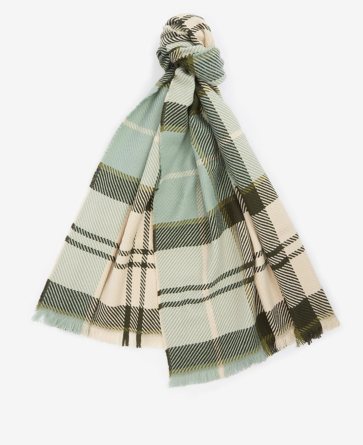 Barbour PENDLE BEANIE & BLAIR SCARF Gift Set Womens Soft Mint