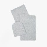 Barbour WINONA BEANIE & SCARF Gift Set Womens Beanie Light Grey