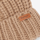 Barbour SALTBURN Womens Pom-Pom Beanie Mink