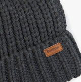 Barbour SALTBURN Womens Beanie Charcoal