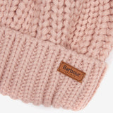 Barbour SALTBURN Womens Pom-Pom Beanie Pink