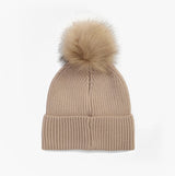 Barbour MALLORY POM Womens Beanie Oat