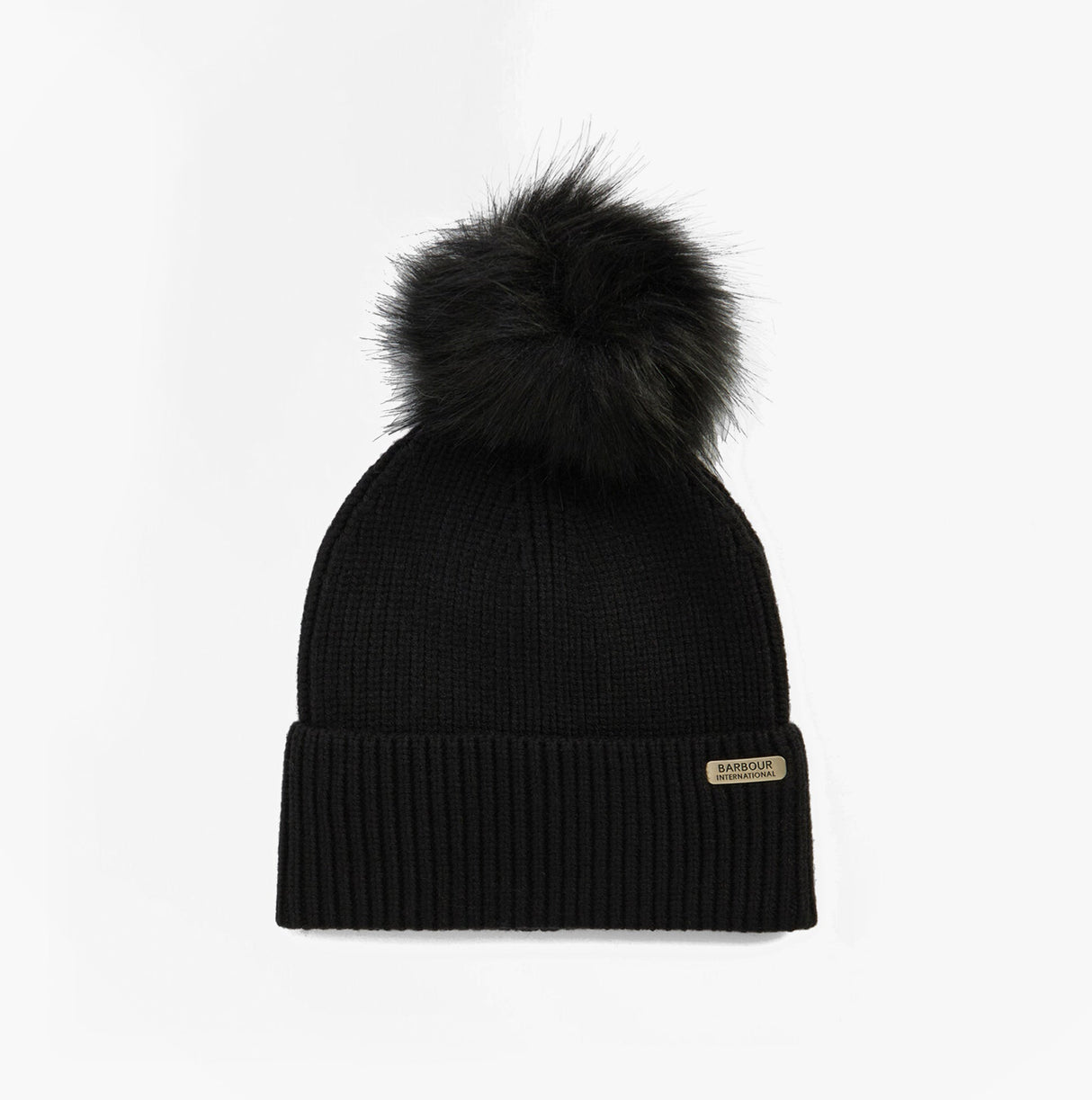 Barbour MALLORY POM Womens Beanie Black