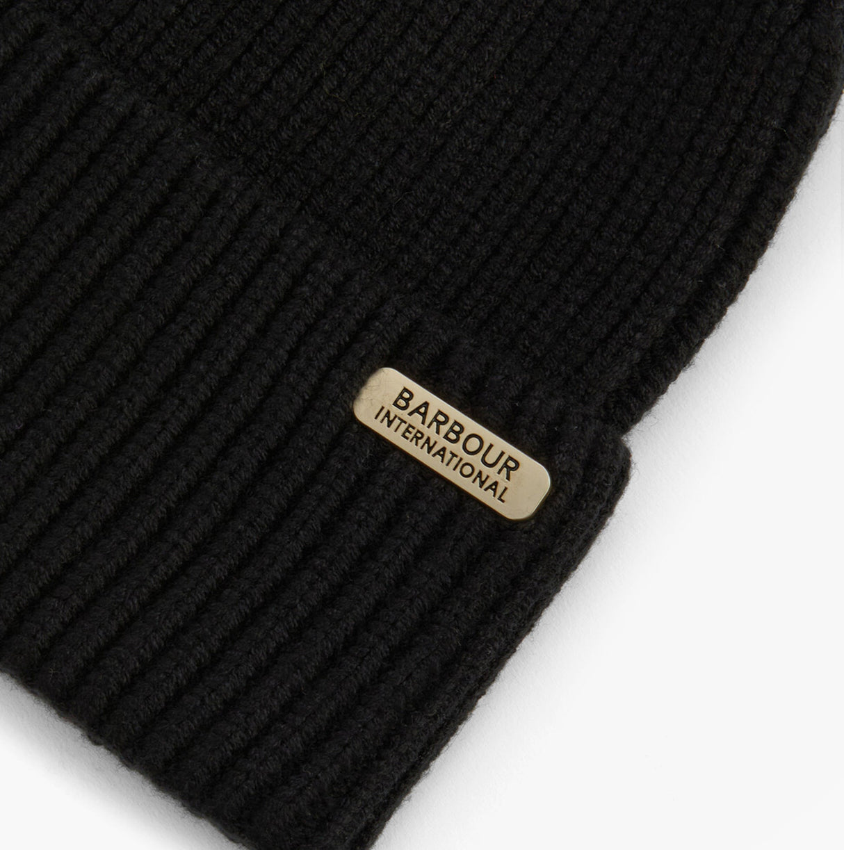 Barbour MALLORY POM Womens Beanie Black