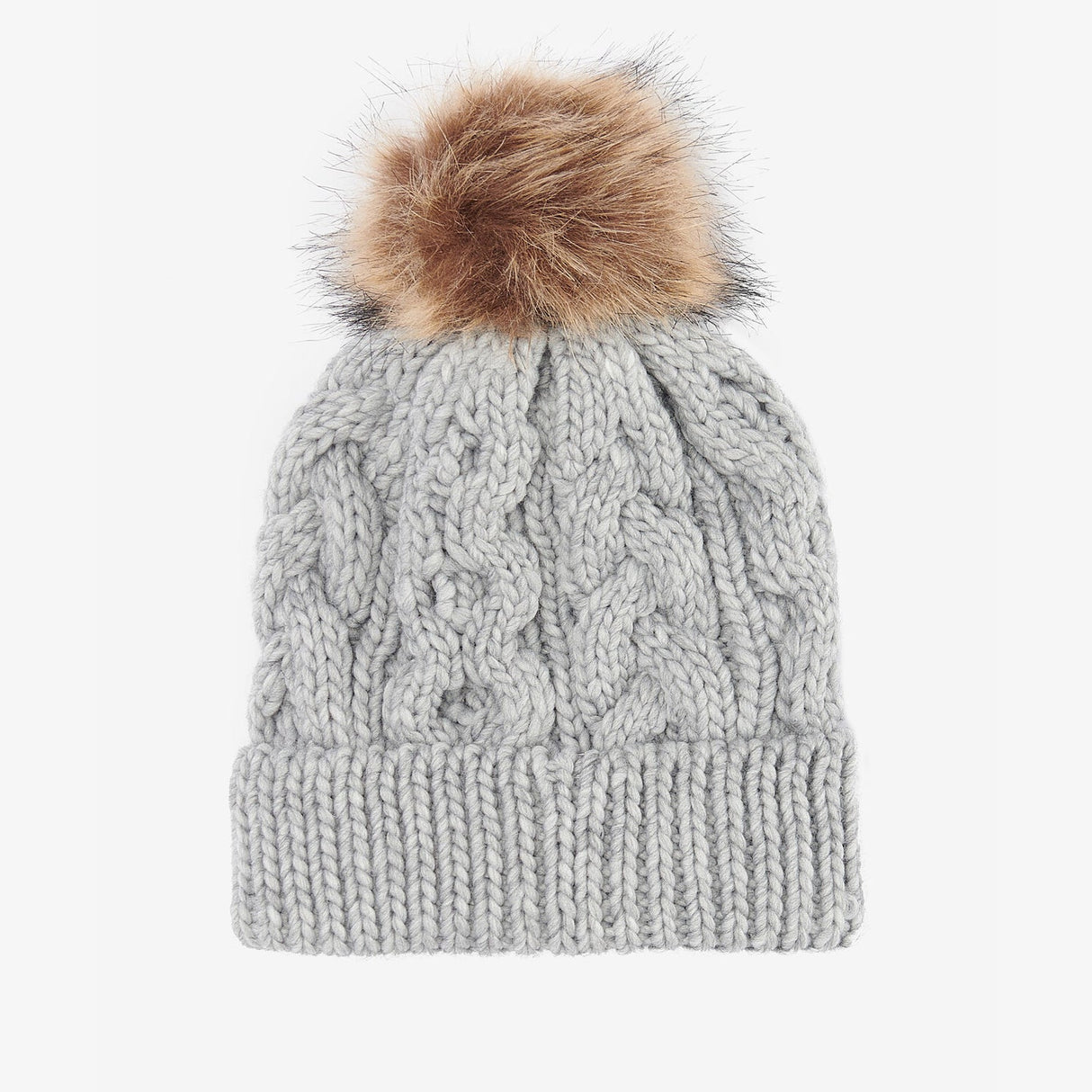 Barbour PENSHAW Womens Pom-Pom Beanie Grey
