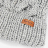 Barbour PENSHAW Womens Pom-Pom Beanie Grey