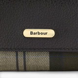 Barbour ROSA LEATHER French Purse Womens Black