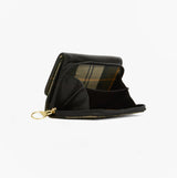 Barbour ROSA LEATHER French Purse Womens Black