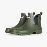 Barbour WILTON Womens Chelsea Wellington Boots Olive