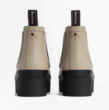 Barbour HALTON Womens Chelsea Wellies Light Sand/Black