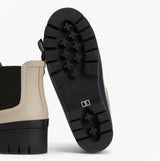 Barbour HALTON Womens Chelsea Wellies Light Sand/Black