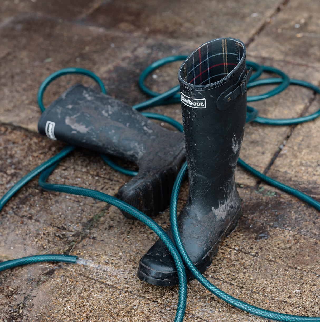 Barbour SNOWDON Womens Tall Wellies Black