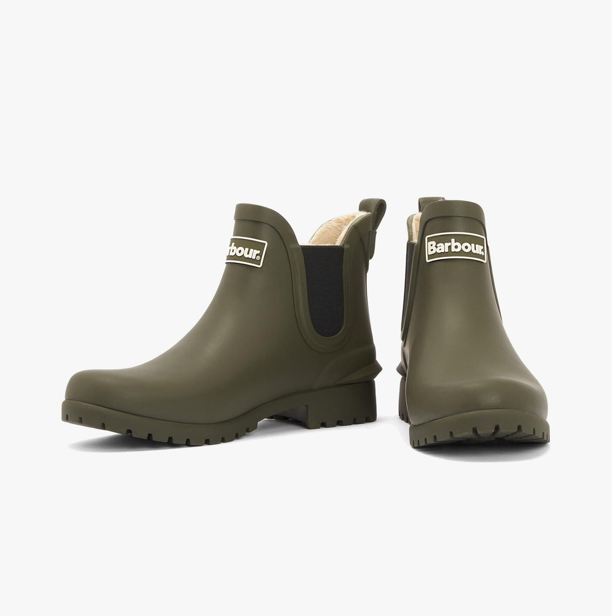 Barbour KIRKTON Womens Warm Lined Wellies Olive