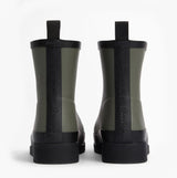 Barbour PORTREE Womens Wedge Wellies Dusky Olive/Black