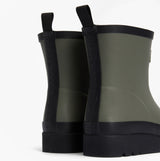 Barbour PORTREE Womens Wedge Wellies Dusky Olive/Black