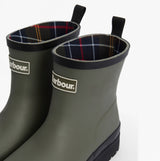 Barbour PORTREE Womens Wedge Wellies Dusky Olive/Black