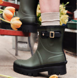 Barbour RAELYNN Womens Wellies Olive/Black