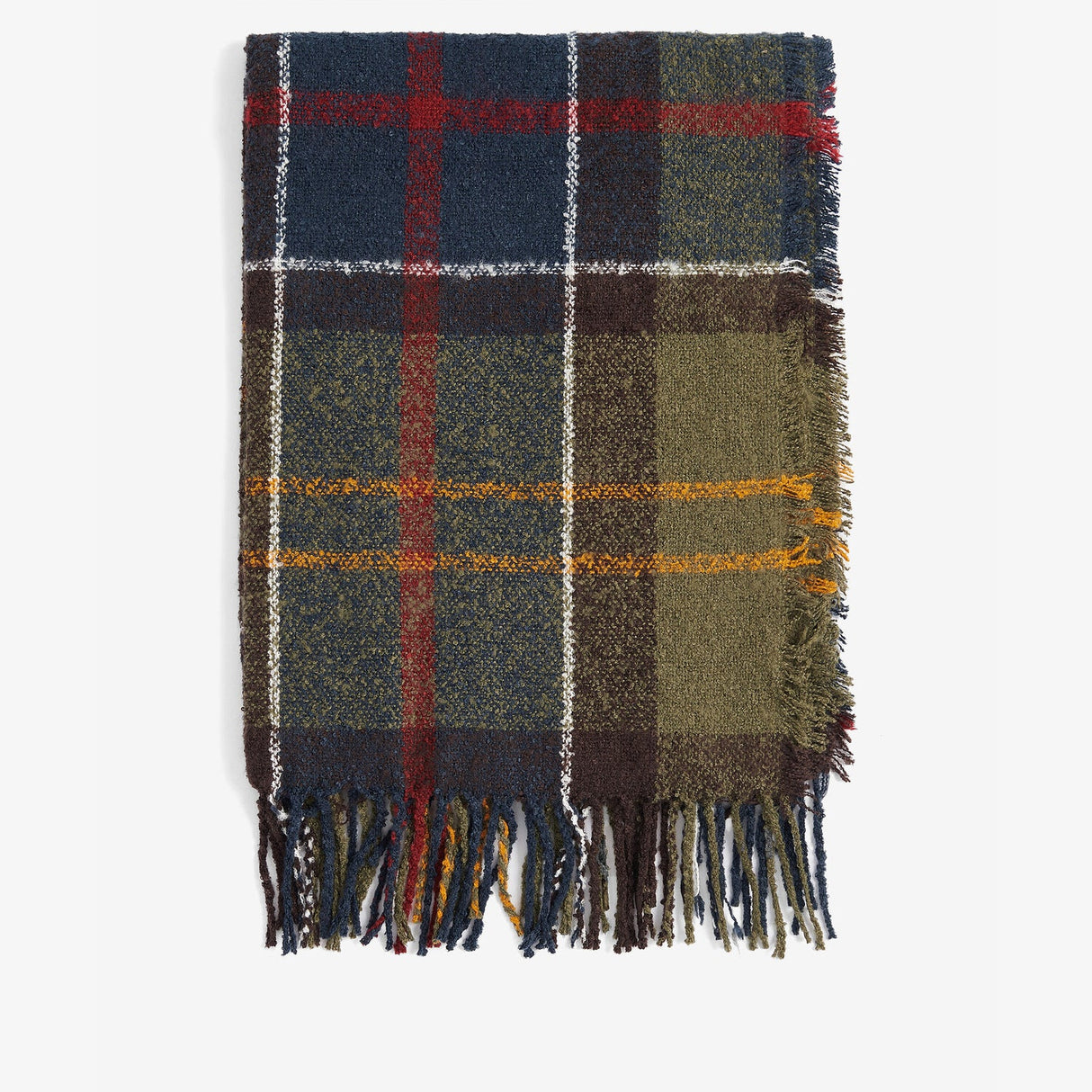 Barbour TARTAN BOUCLE Scarf Womens Classic