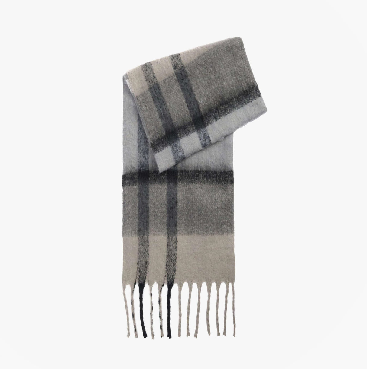 Barbour ISLA TARTAN BOUCLE Womens Winter Monochrome Tartan