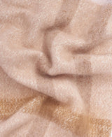 Barbour ISLA TARTAN BOUCLE Scarf Womens Muted Cabernet