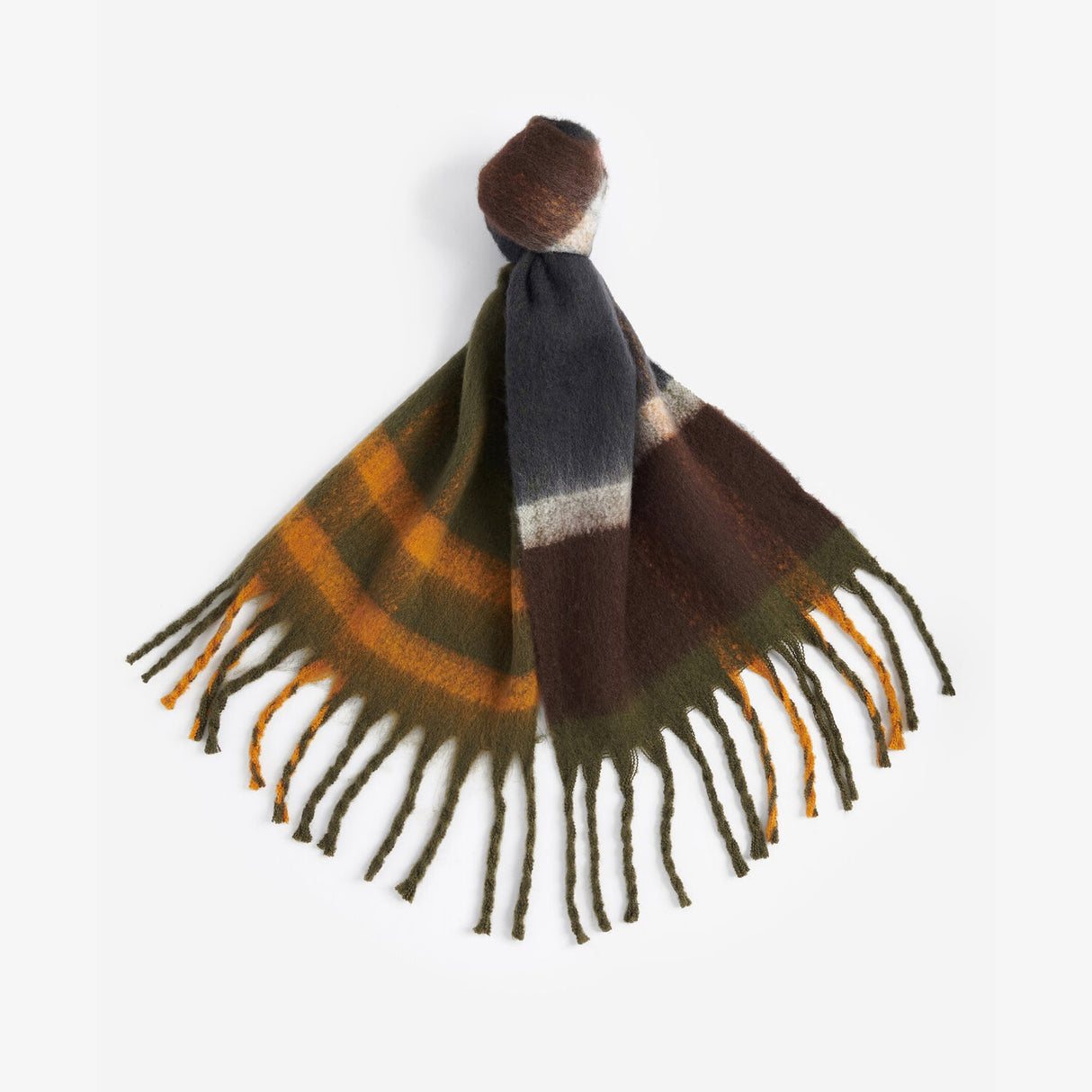 Barbour ISLA TARTAN BOUCLE Scarf Womens Classic