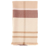 Barbour BLAIR Womens Tartan Scarf Muted Cabernet