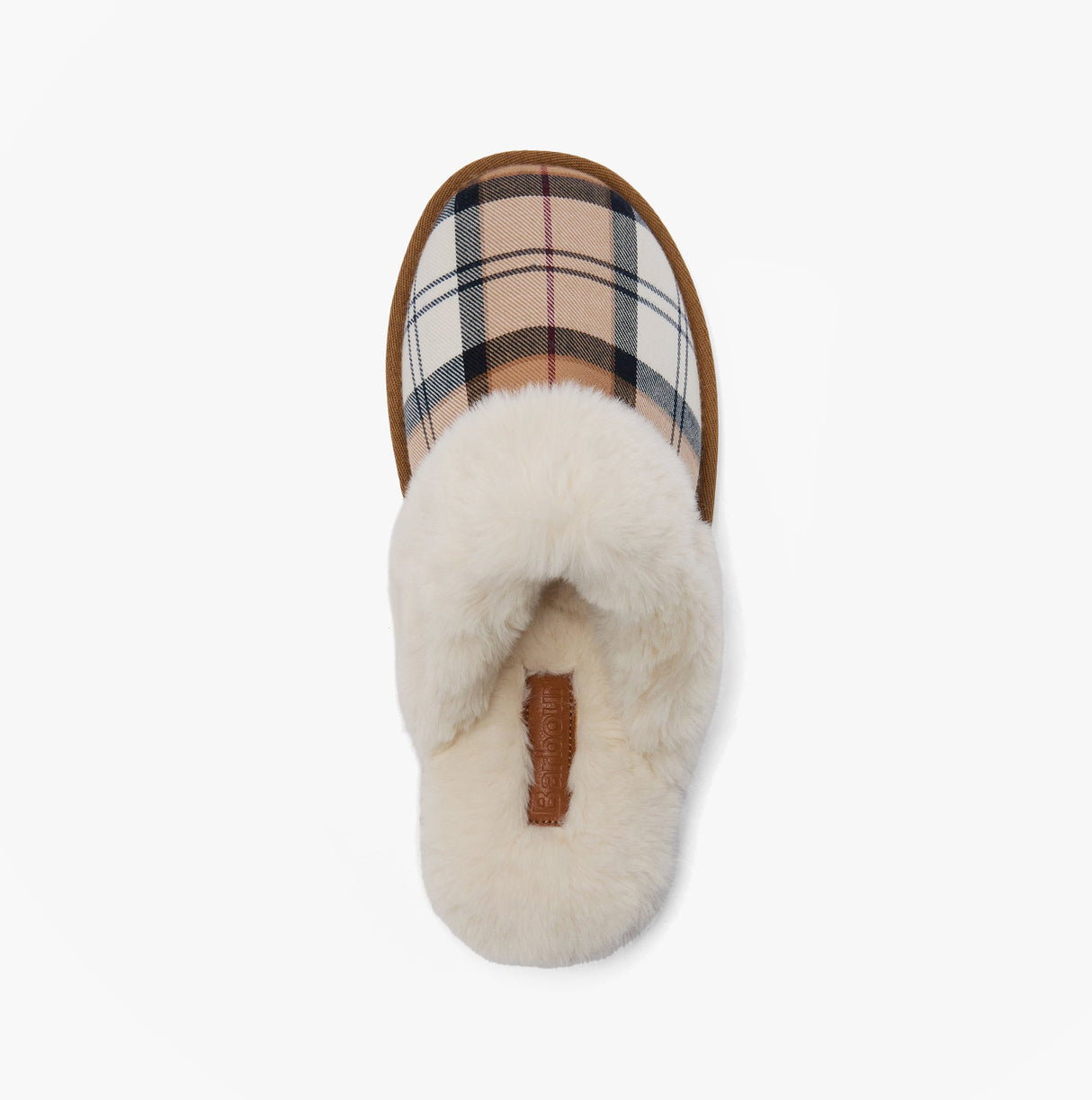 Barbour CLAUDIA Womens Mule Slippers Hessian Tartan