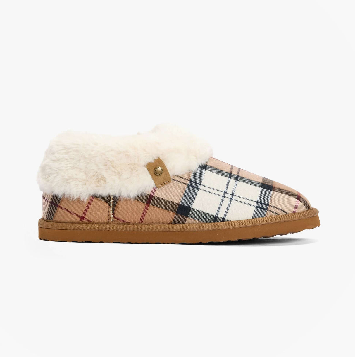 Barbour ELOISE Womens Boot Slippers Hessian Tartan