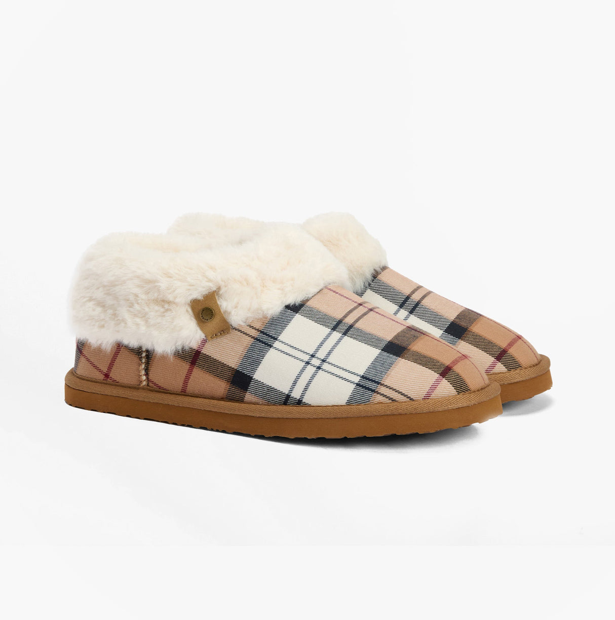 Barbour ELOISE Womens Boot Slippers Hessian Tartan