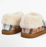 Barbour ELOISE Womens Boot Slippers Hessian Tartan