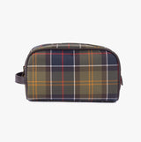 Barbour TARTAN Mens Wash Bag Classic Tartan