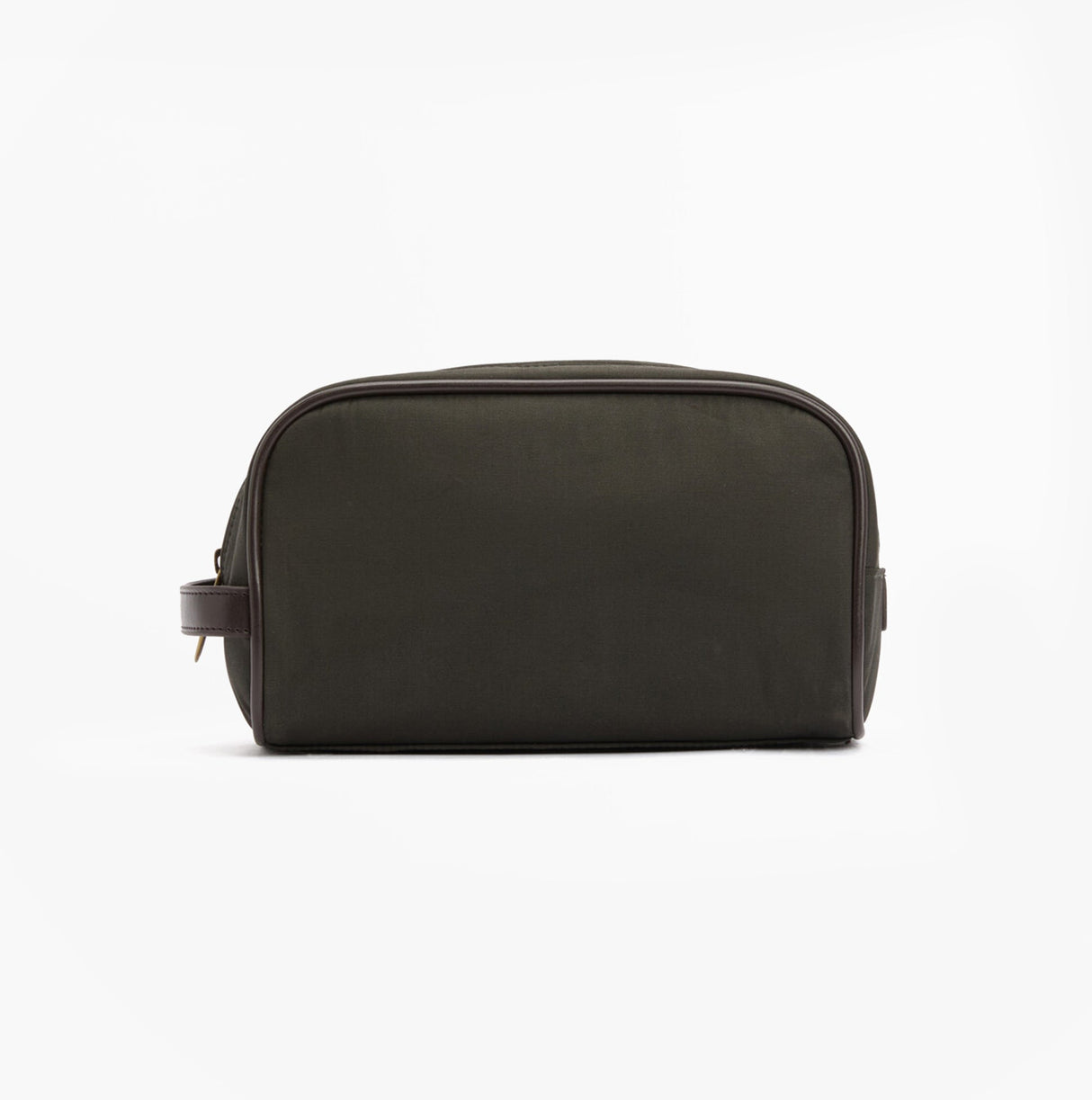 Barbour WAXED Mens Washbag Olive/Beacon
