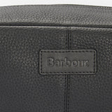 Barbour HIGHGATE LEATHER Mens Wash Bag Black