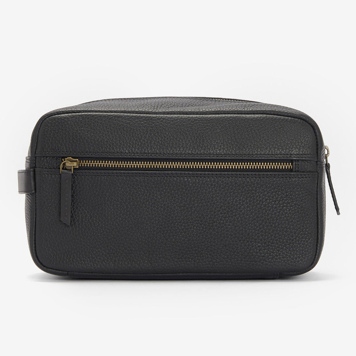 Barbour HIGHGATE LEATHER Mens Wash Bag Black