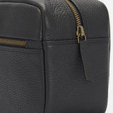 Barbour HIGHGATE LEATHER Mens Wash Bag Black