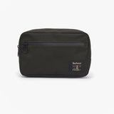 Barbour FIELD CANVAS HANGING Mens Washbag Olive/Black