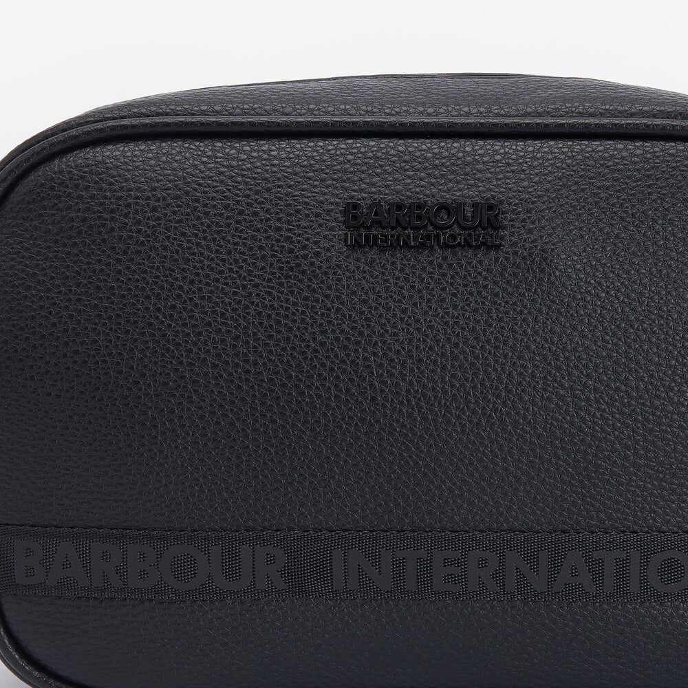 Barbour BLACKWALL Mens Wash Bag Black