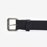 Barbour GLEN Mens Leather Belt Black