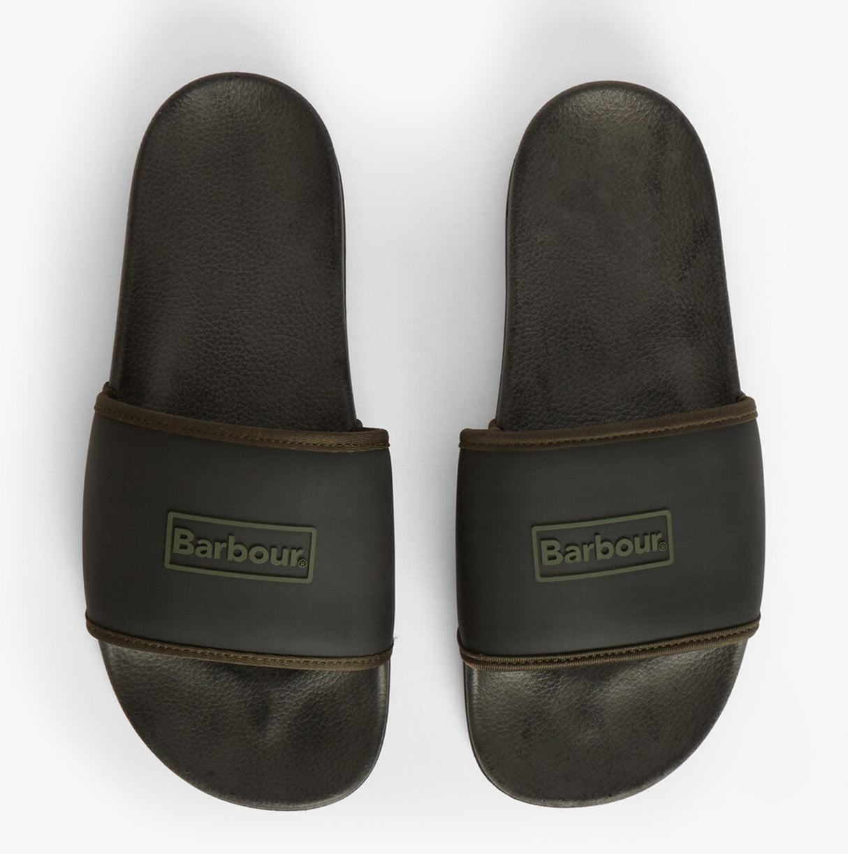Barbour CRESSWELL Mens Sliders Black