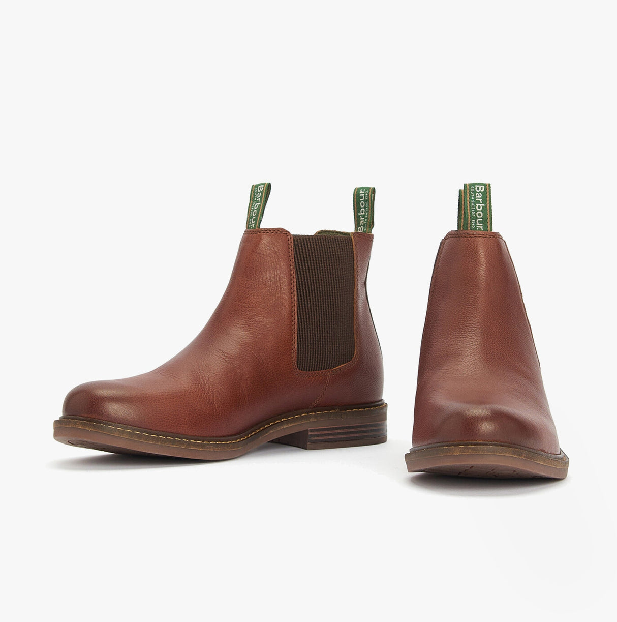Barbour FARSLEY Mens Chelsea Boots Teak