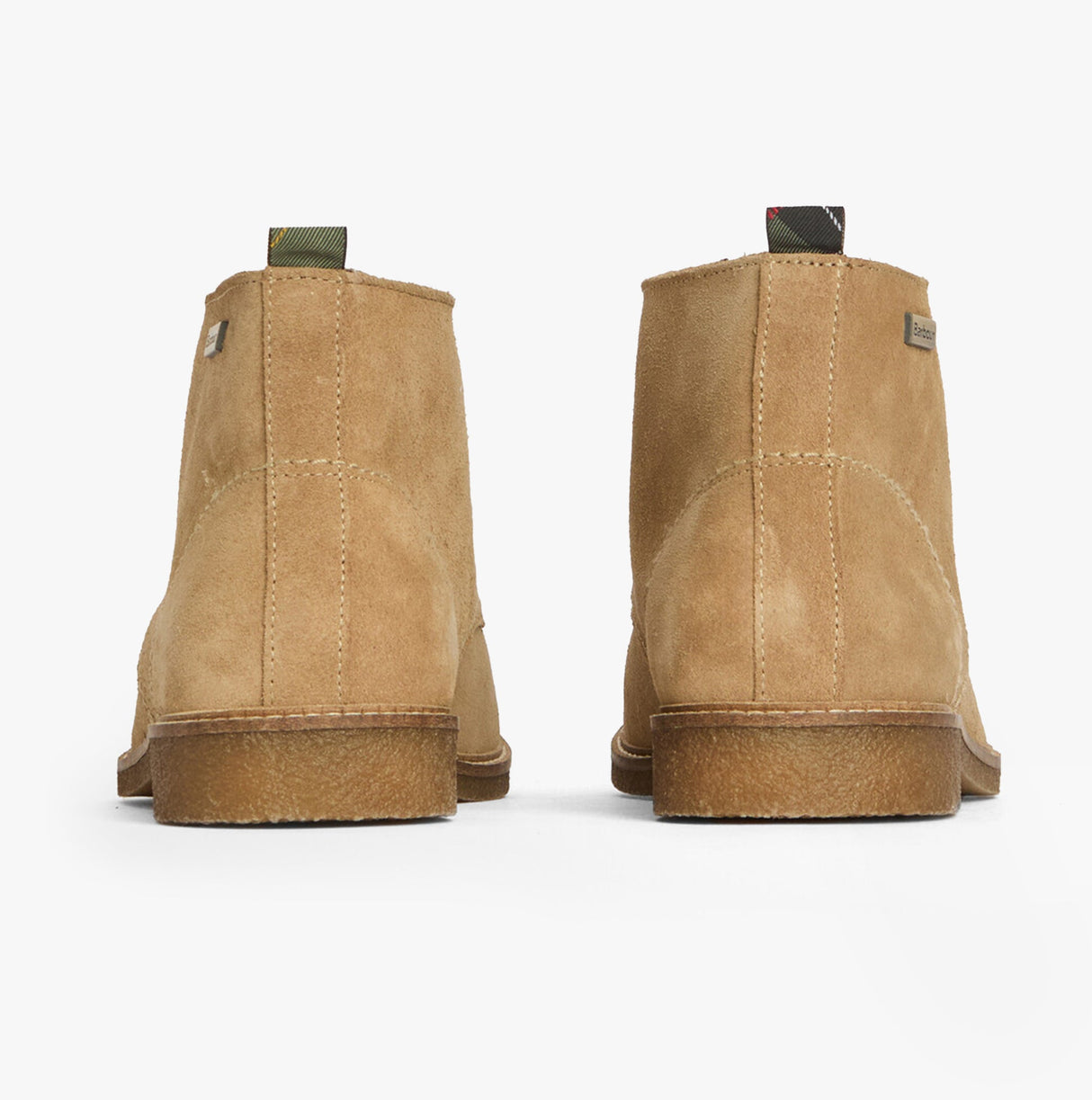 Barbour SONORAN Mens Desert Boots Taupe Suede