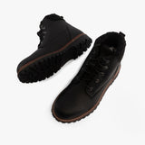 Barbour STORR Mens Derby Boots Black