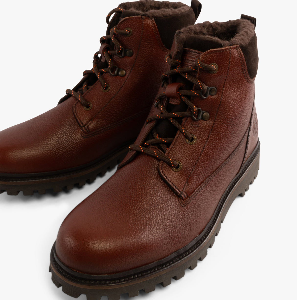 Barbour STORR Mens Derby Boots Conker