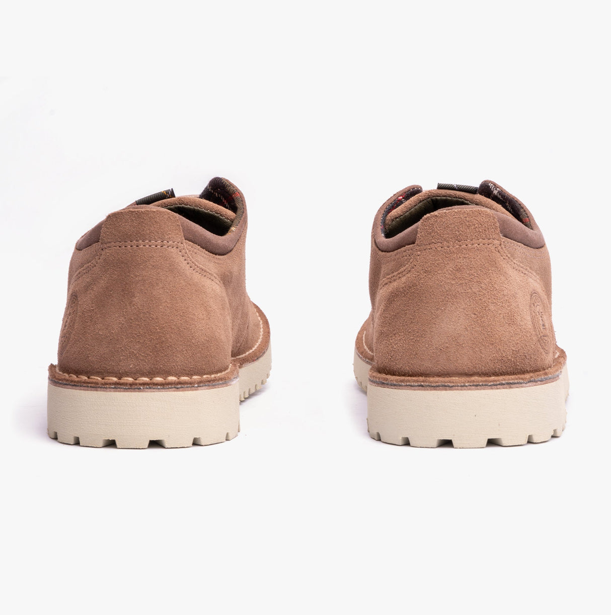 Barbour ACER Mens Derby Shoes Sand Suede