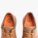 Barbour ACER Mens Derby Shoes Cognac