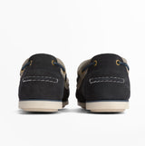 Barbour WAKE Mens Boat Shoes Navy/Putty
