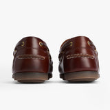 Barbour WAKE Mens Boat Shoes Mahogany