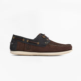 Barbour WAKE Mens Boat Shoes Brown/Navy